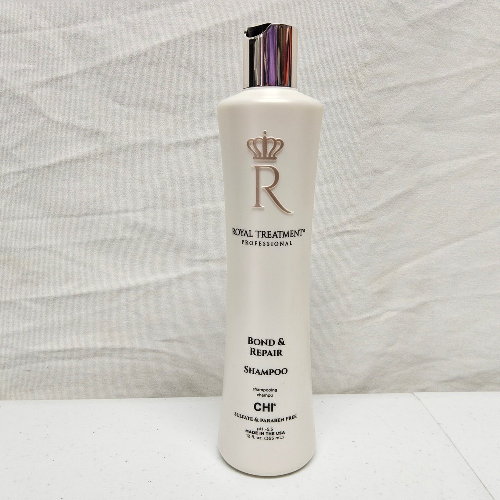 CHI Royal Treatment Bond & Repair Shampoo Unisex 12oz White Sulfate Paraben Free